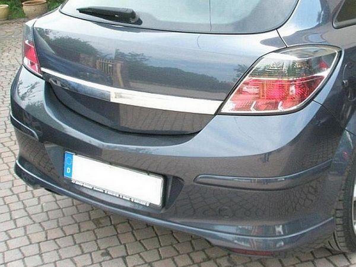 Юбка задняя OPEL Astra H GTC (05-11) 3D "OPC"