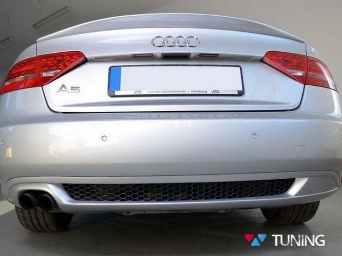 Диффузор задний AUDI A5 8T (2007-2011) Coupe S-Line один вырез