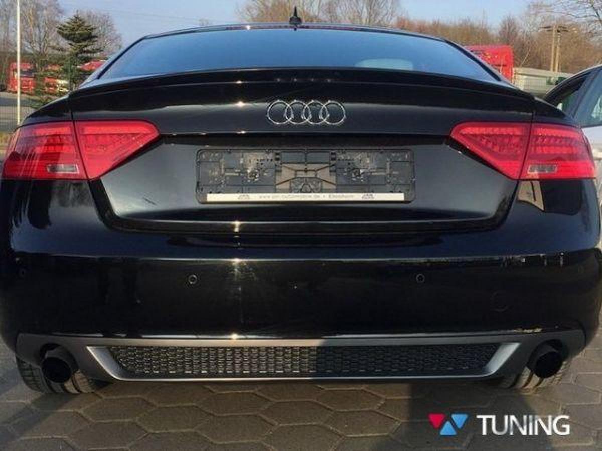 Диффузор задний AUDI A5 8T (11-16) Sportback рестайлинг - S-Line стиль