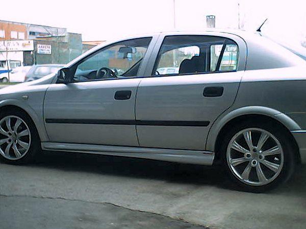 Накладки на пороги OPEL Astra G 5D Hatchbac, Sedan "MELISET"