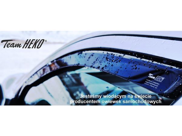 Дефлекторы окон Hyundai H-1 I (97-08) - Heko (вставные)