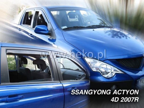 Дефлекторы окон SsangYong Actyon (06-11) - Heko (вставные)