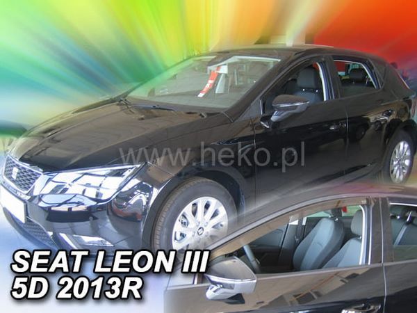 Дефлекторы окон Seat Leon III (5F; 12-20) 5D Htb - Heko (вставные)