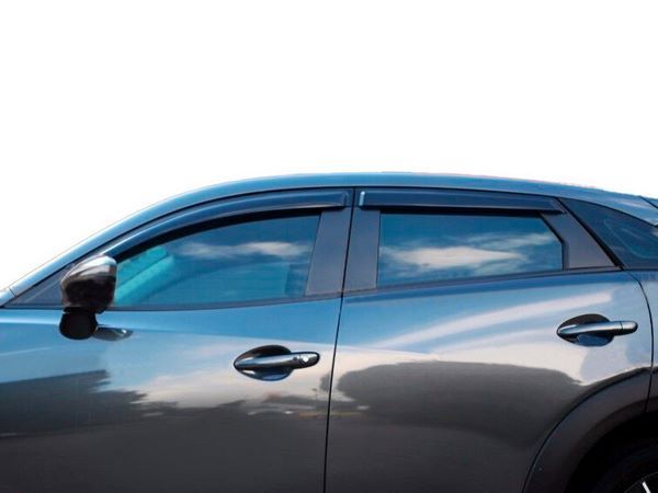 Дефлекторы окон Mazda CX-3 (DK5; 15-) - Hic (накладные)