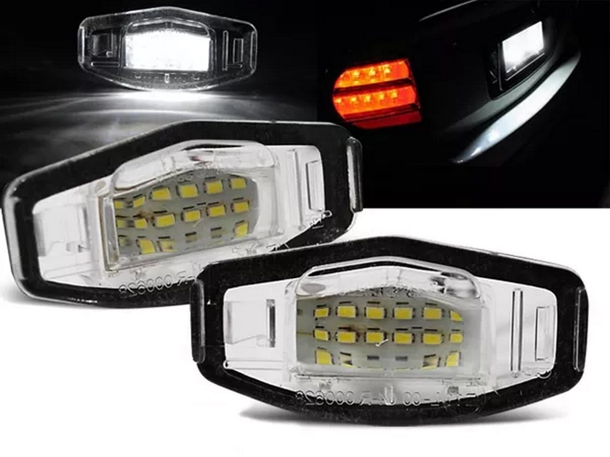 Підсвітка заднього номера Honda Accord VII (02-08) 4D - LED