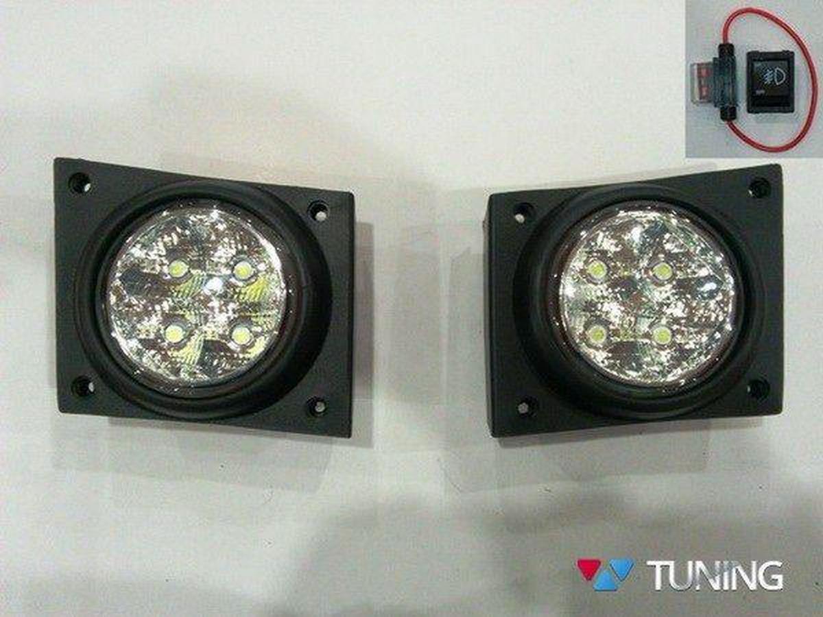 Противотуманки FIAT Fiorino (2008-) диодные LED DRL