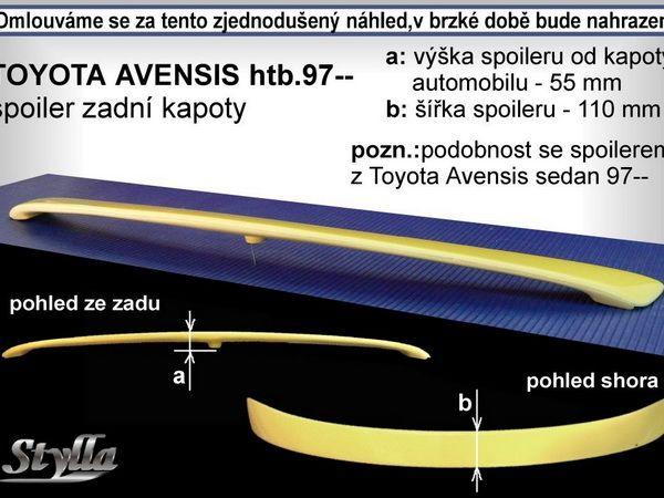 Спойлер багажника TOYOTA Avensis I T220 (1997-2003) Liftback