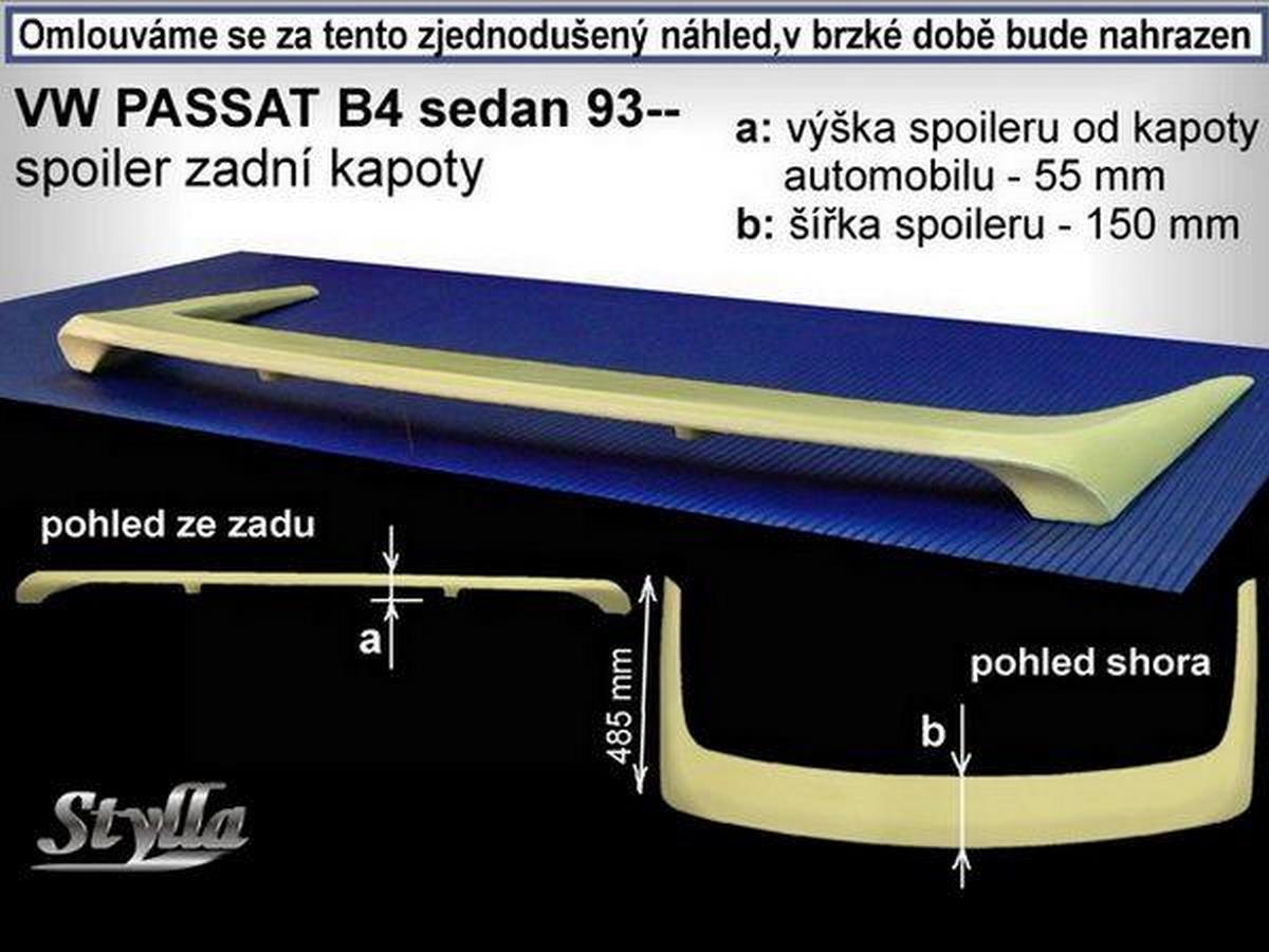 Спойлер багажника VW Passat B4 (93-97) Sedan