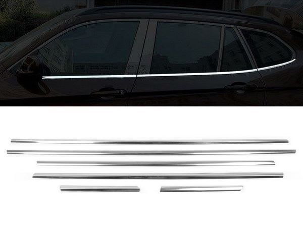 Хром нижні молдинги вікон BMW X5 E70 (06-13)