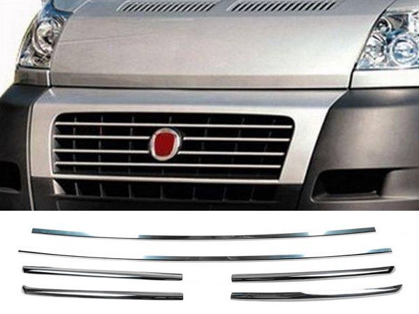 Хром накладки на решітку Fiat Ducato (06-13)