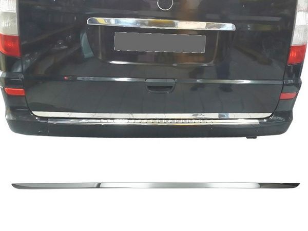Хром на кромку багажника Mercedes Vito W639 (03-14)