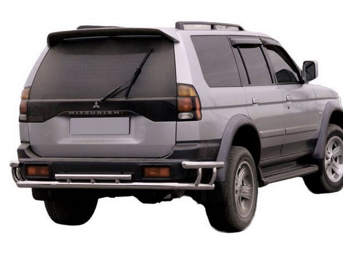 Защита задняя Mitsubishi Pajero Sport I (96-08) - труба тройная