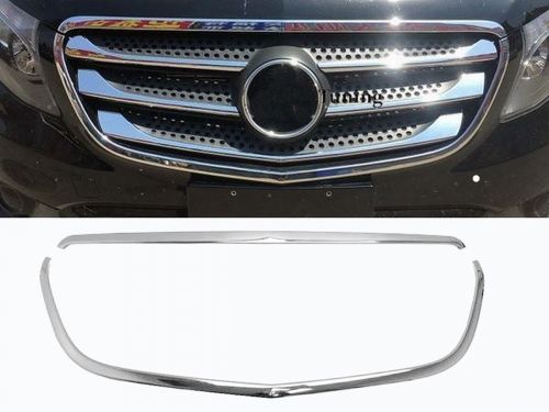 Хром окантовка вокруг решётки Mercedes Vito / V W447 (14-) 1