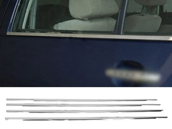 Хром нижні молдинги вікон VW Golf Plus (05-14)