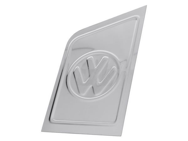 Хром накладка на лючок бензобака VW T5/T5+ (03-15) - з лого