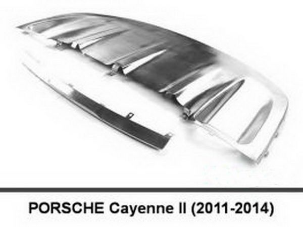 Накладки под бампера PORSCHE Cayenne II (11-14)