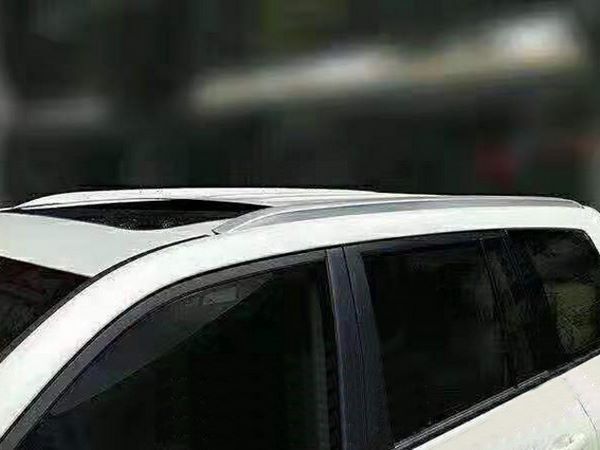Рейлинги TOYOTA LC 200 (07-21) - Lexus стиль (серые)