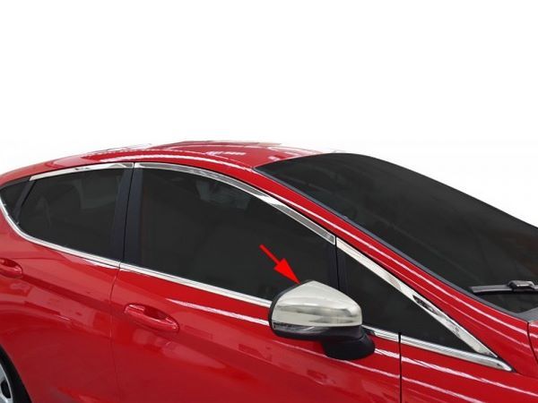 Хром накладки на зеркала FORD Fiesta Mk8 (17-)