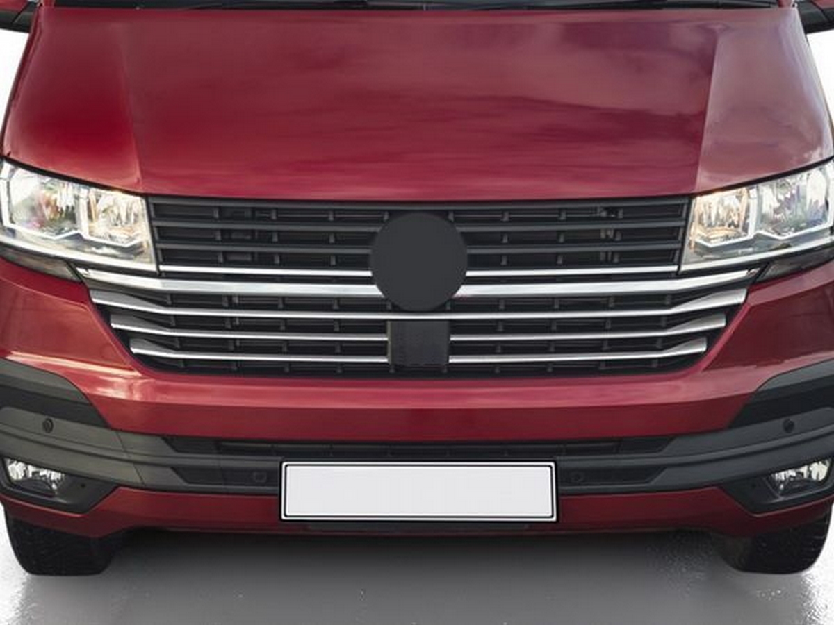 Хром накладки на решётку бампера VW T6.1 (20-)