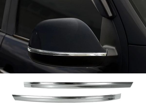 Хром накладки на зеркала VW Amarok (10-) - полоски