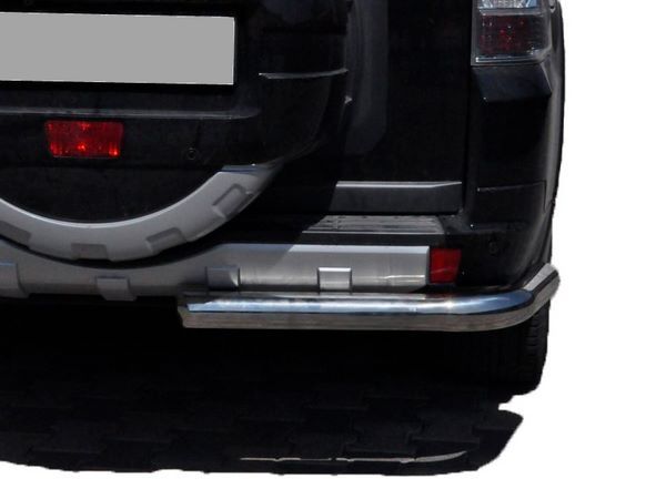 Защита задняя Mitsubishi Pajero Wagon IV (06-21) - углы одинарные