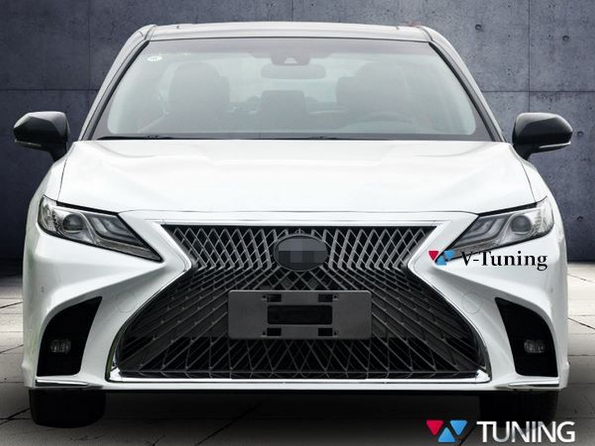 Бампер передний + задний TOYOTA Camry V70 (18-) - Lexus LS стиль