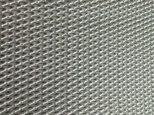 Сетка алюминиевая для автотюнинга серебряная