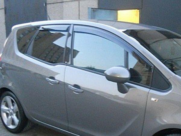 Дефлекторы окон Opel Meriva B (10-17) - Hic (накладные)