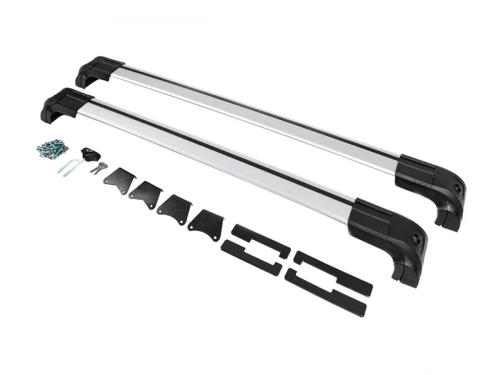 Поперечины на интегрированные рейлинги Toyota Rav4 V (XA50; 19-) - Strong (серые) 2
