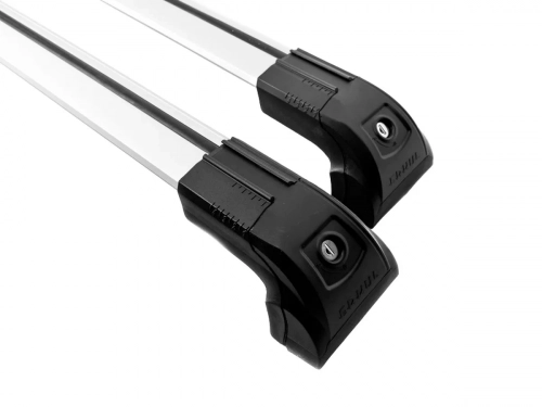 Поперечины на интегрированные рейлинги Toyota Rav4 V (XA50; 19-) - Strong (серые) 3