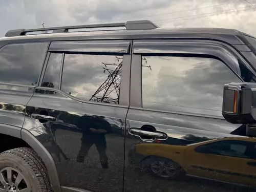 Дефлектори вікон Toyota LC Prado V (J250; 24-) - Hawk (накладні, 4 шт) 3