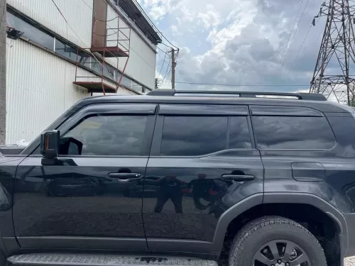 Дефлектори вікон Toyota LC Prado V (J250; 24-) - Hawk (накладні, 6 шт) 3