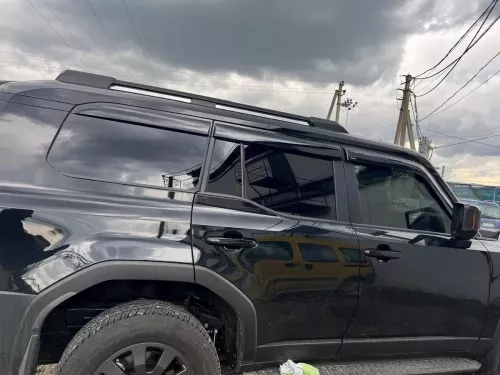 Дефлектори вікон Toyota LC Prado V (J250; 24-) - Hawk (накладні, 6 шт) 5