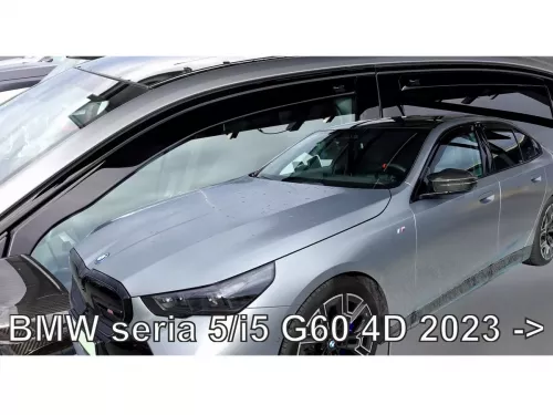 Дефлектори вікон BMW 5/i5/M5 G60/G90 (24-) - Heko (вставні) 6