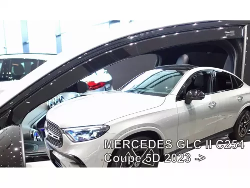 Дефлекторы окон Mercedes GLC Coupe II C254 (23-) - Heko (вставные) 3