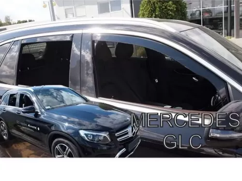 Дефлекторы окон Mercedes GLC X253 (15-) - Heko (вставные) 3