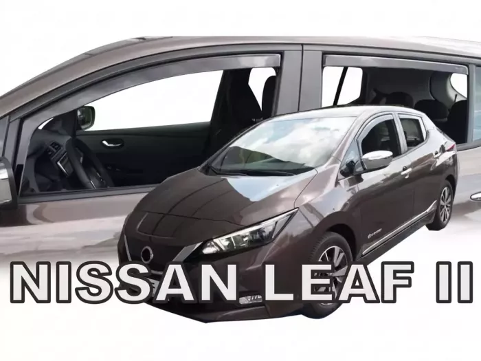 Дефлекторы окон Nissan Leaf II (ZE1; 18-) - Heko (вставные) 2