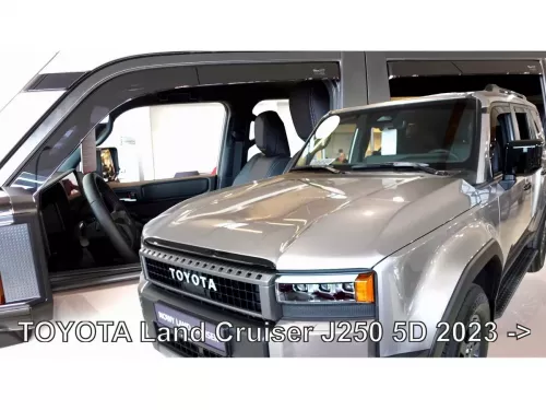 Дефлектори вікон Toyota LC Prado V (J250; 24-) - Heko (вставні) 4