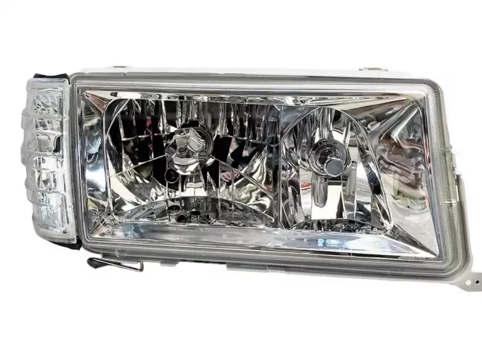 Фары с поворотами Mercedes C W201 (190) (82-93) - хром 3