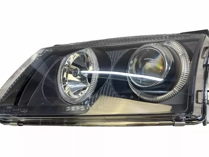 Фары VW Passat B5 3B (96-00) - H7 ангельские глазки чёрные 7