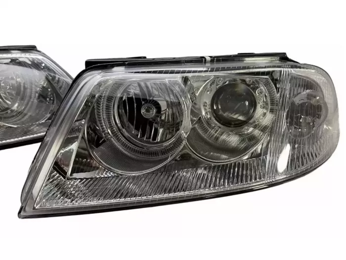 Фари VW Passat B5 3BG (01-05) рестайлінг - ангельські очі хром 7