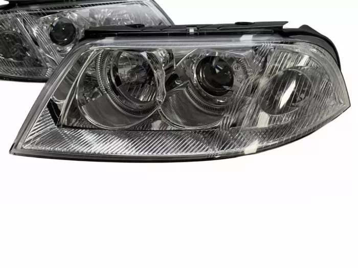 Фари VW Passat B5 3BG (01-05) рестайлінг - ангельські очі хром 8