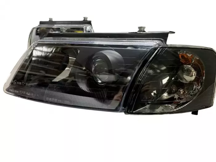 Фары передние VW Passat B5 3B (96-00) - чёрные 6
