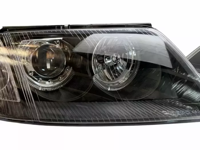 Фари VW Passat B5 3BG (01-05) рестайлінг - ангельські очі чорні 6