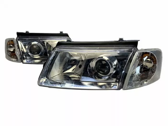 Фары передние VW Passat B5 3B (96-00) - хром 5
