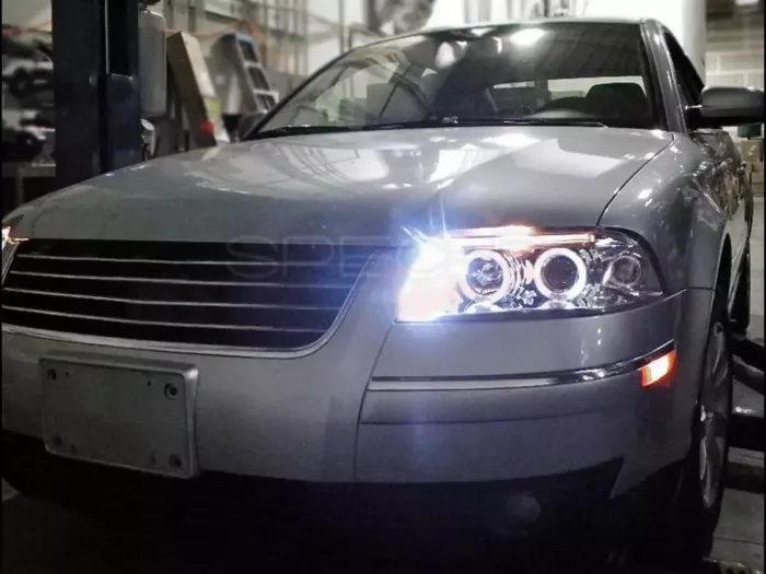 Фари VW Passat B5 (3BG; 01-05) - H1 ангельські очі хром 4