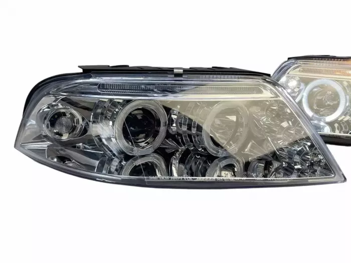 Фари VW Passat B5 (3BG; 01-05) - H1 ангельські очі хром 6