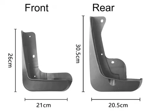 Бризковики BMW X3 G01 (17-24) - Premium 4