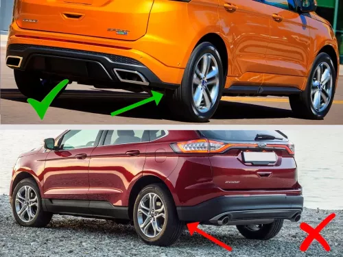 Бризковики Ford Edge II (15-18) - Premium 4