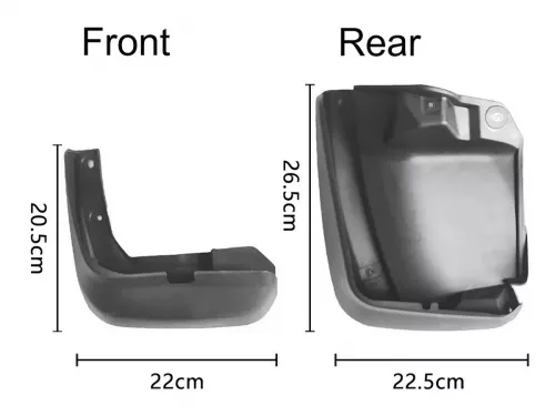 Брызговики Honda Civic IX (12-15) Sedan - Premium 4